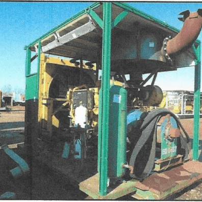 Slightly used, PZ11, 1600 HP, Triplex Mud Pumps with 3512C power.